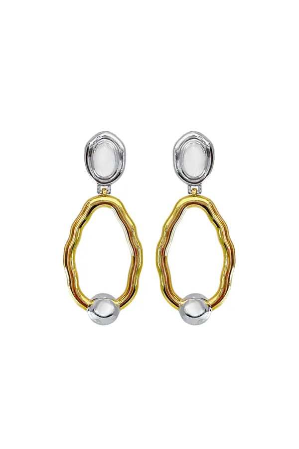 Linda Earrings Gold / Crystals Quartz