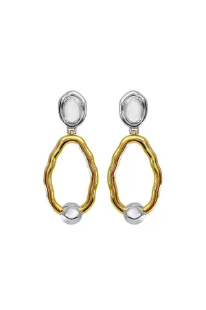 Linda Earrings Gold / Crystals Quartz