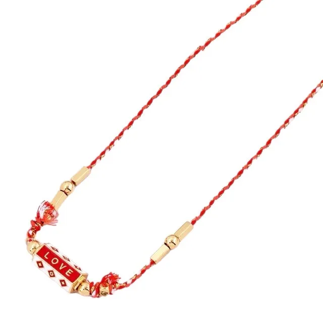 Love Locket Necklace Red