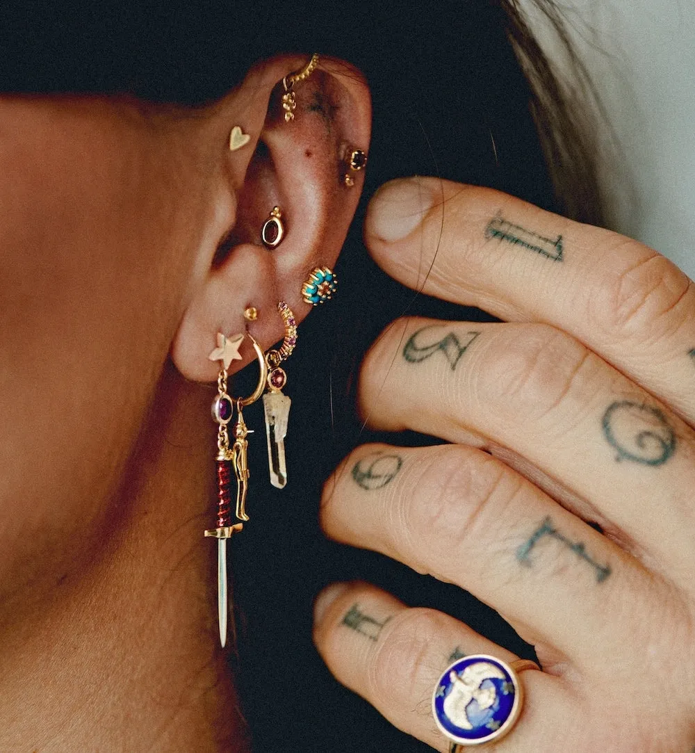 Magic Spirit Earring Charm 14K