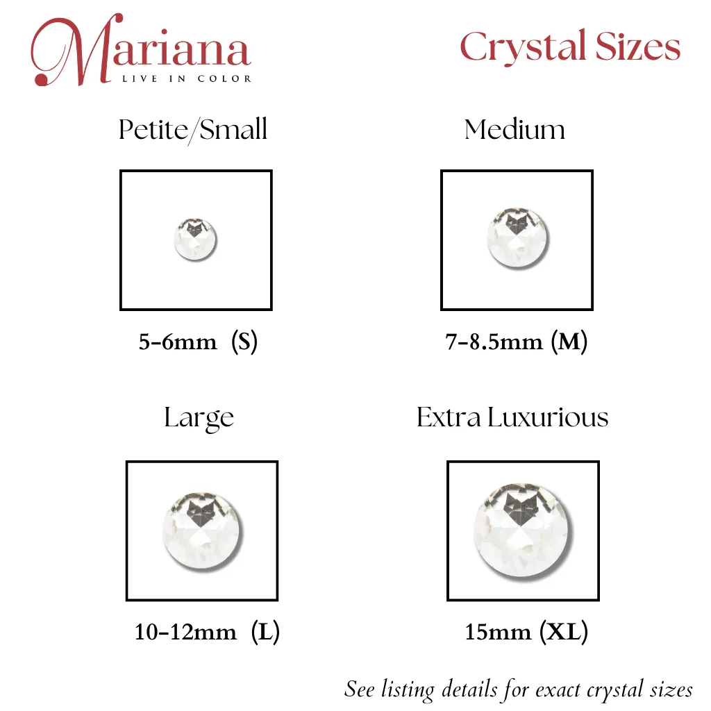 Multi Stone Cluster Bridal Leverback Earrings "True Romance" - Rhodium