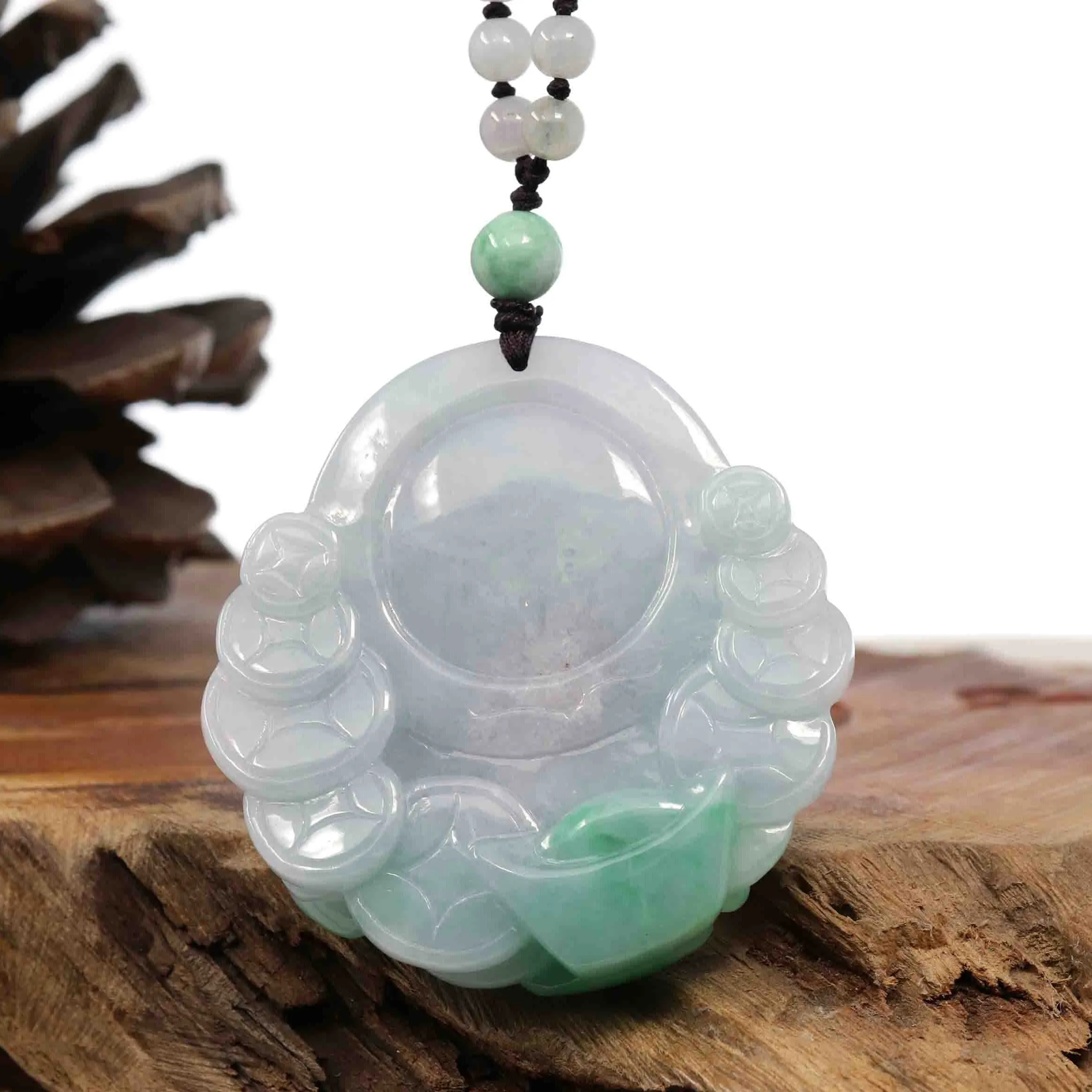 Natural Burmese Jadeite Jade Happy Buddha