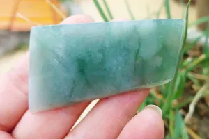 Natural Jade Rough Jadeite Raw (19g,5.2X2.8X0.45cm)