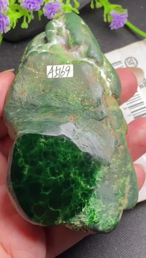 Natural Jade Rough Jadeite Raw (261g,90X48X31mm)-A5169