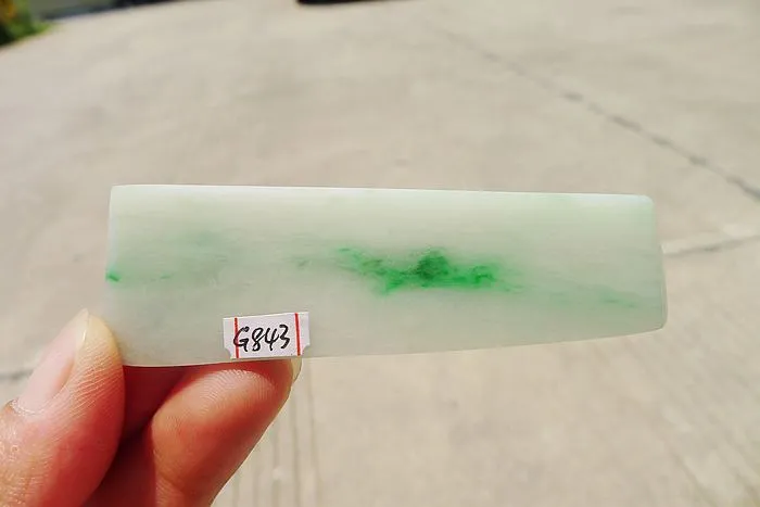 Natural Jade Rough Jadeite Raw (34g,7.7X2.5X0.65cm)