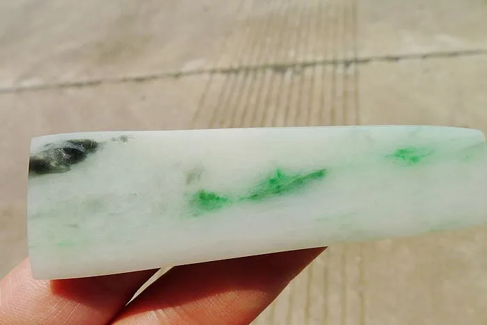 Natural Jade Rough Jadeite Raw (34g,7.7X2.5X0.65cm)