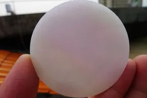 Natural Jade Rough Jadeite Raw (39g,5.4X5.4X0.5cm)