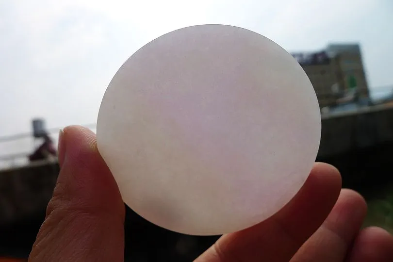 Natural Jade Rough Jadeite Raw (39g,5.4X5.4X0.5cm)