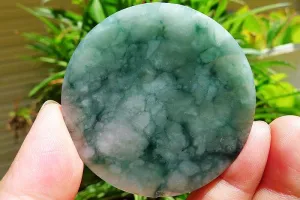 Natural Jade Rough Jadeite Raw (61g,5.65X0.7cm)