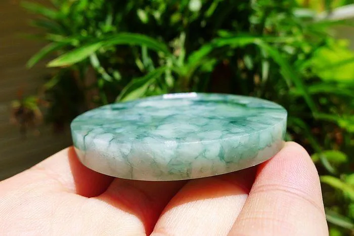 Natural Jade Rough Jadeite Raw (61g,5.65X0.7cm)