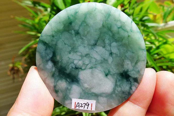 Natural Jade Rough Jadeite Raw (61g,5.65X0.7cm)