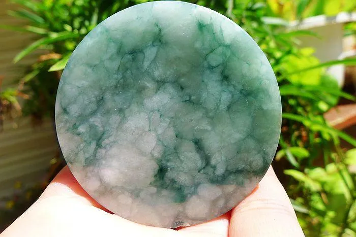 Natural Jade Rough Jadeite Raw (61g,5.65X0.7cm)