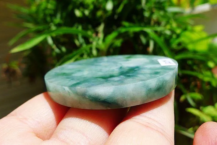 Natural Jade Rough Jadeite Raw (61g,5.65X0.7cm)