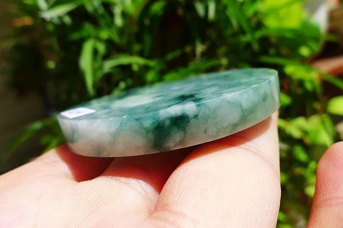 Natural Jade Rough Jadeite Raw (61g,5.65X0.7cm)