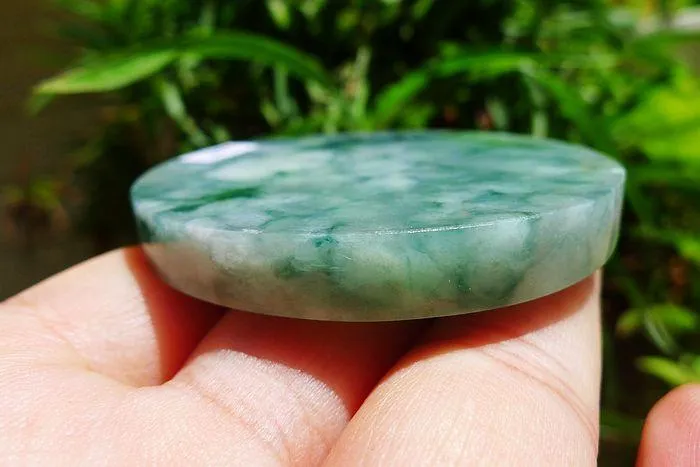 Natural Jade Rough Jadeite Raw (61g,5.65X0.7cm)