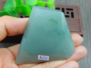 Natural Jade Rough Jadeite Raw (68g, 58X51X14mm)