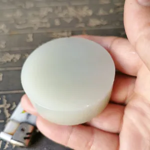 Natural Kunlun Jade Rough Nephrite Raw (105g, 5.1X5.1X1.7cm)
