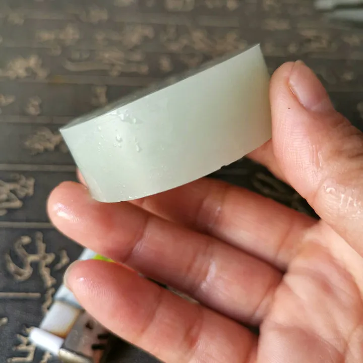 Natural Kunlun Jade Rough Nephrite Raw (105g, 5.1X5.1X1.7cm)