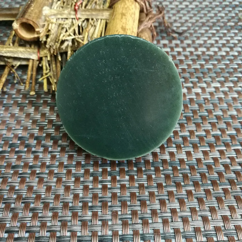 Natural Kunlun Jade Rough Nephrite Raw (105g,5.2X1.6cm)