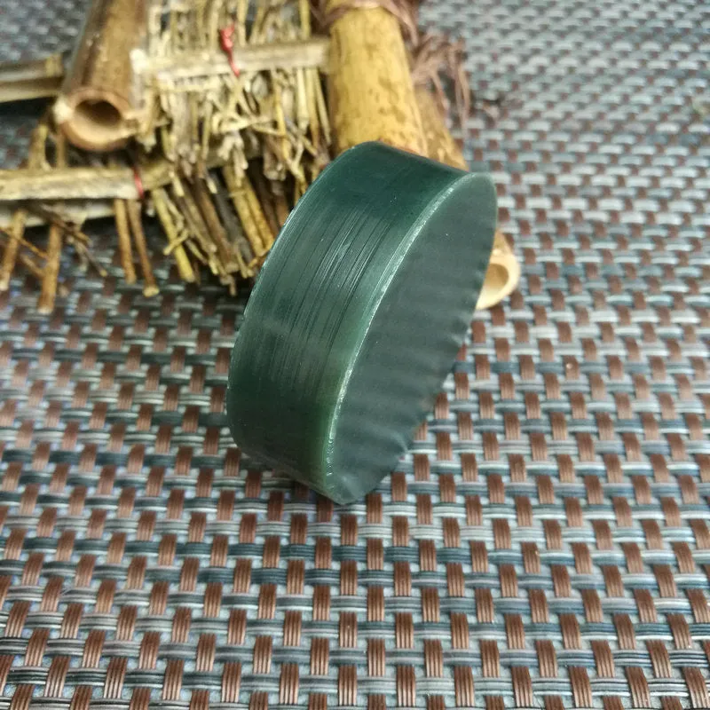Natural Kunlun Jade Rough Nephrite Raw (105g,5.2X1.6cm)