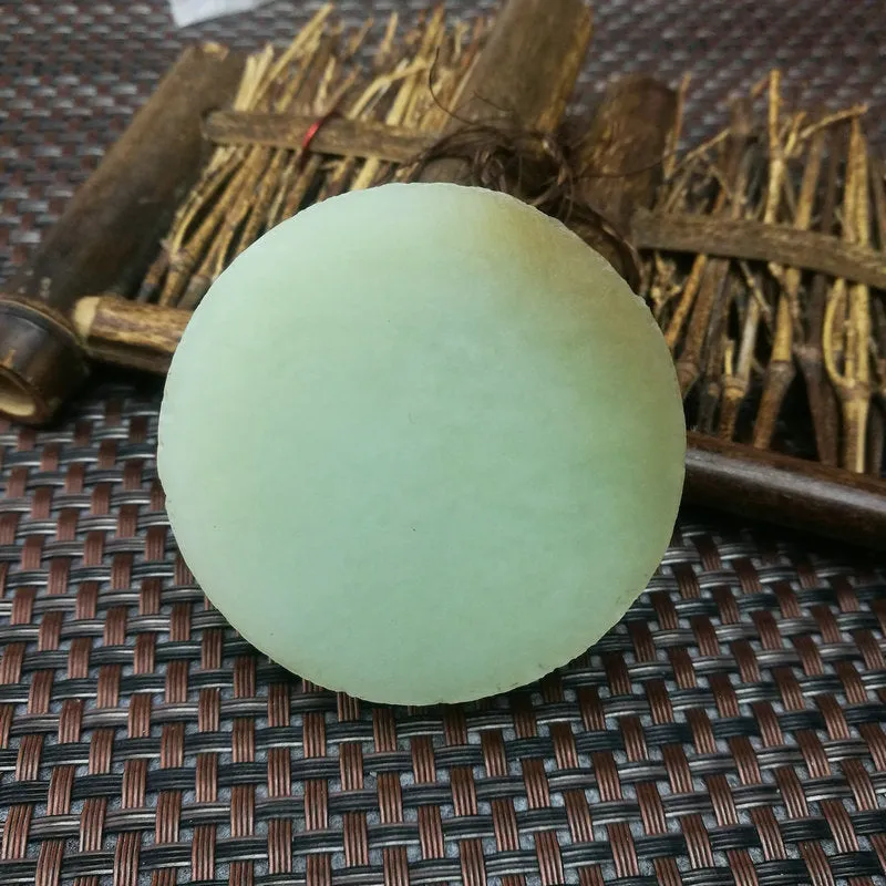 Natural Kunlun Jade Rough Nephrite Raw (112g,5.5X1.6cm)