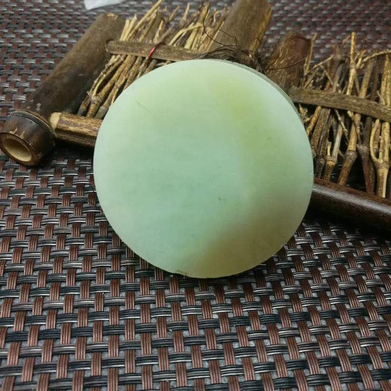 Natural Kunlun Jade Rough Nephrite Raw (112g,5.5X1.6cm)
