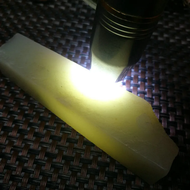 Natural Kunlun Jade Rough Nephrite Raw (115g,9.5X2.4X1.7cm)