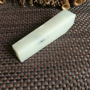 Natural Kunlun Jade Rough Nephrite Raw (115g,9.5X2.4X1.7cm)