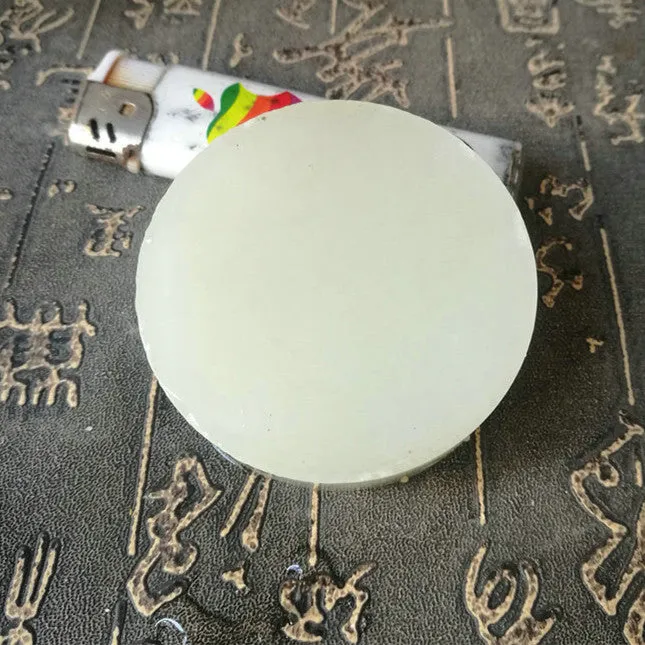 Natural Kunlun Jade Rough Nephrite Raw (144g, 5.8X5.8X1.9cm)