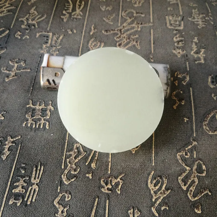 Natural Kunlun Jade Rough Nephrite Raw (144g, 5.8X5.8X1.9cm)