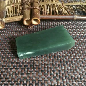 Natural Kunlun Jade Rough Nephrite Raw (149g,8.5X3X2.3cm)