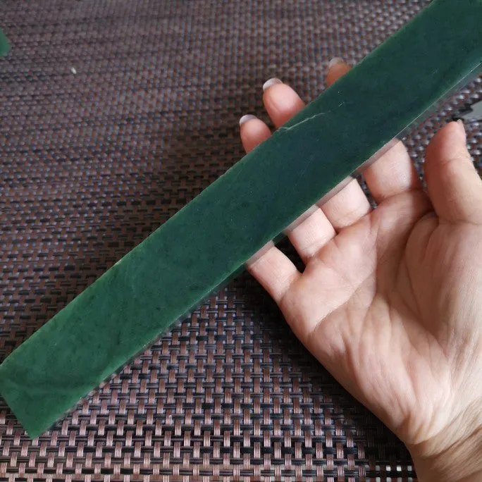 Natural Kunlun Jade Rough Nephrite Raw (24X3.2X1.6cm)