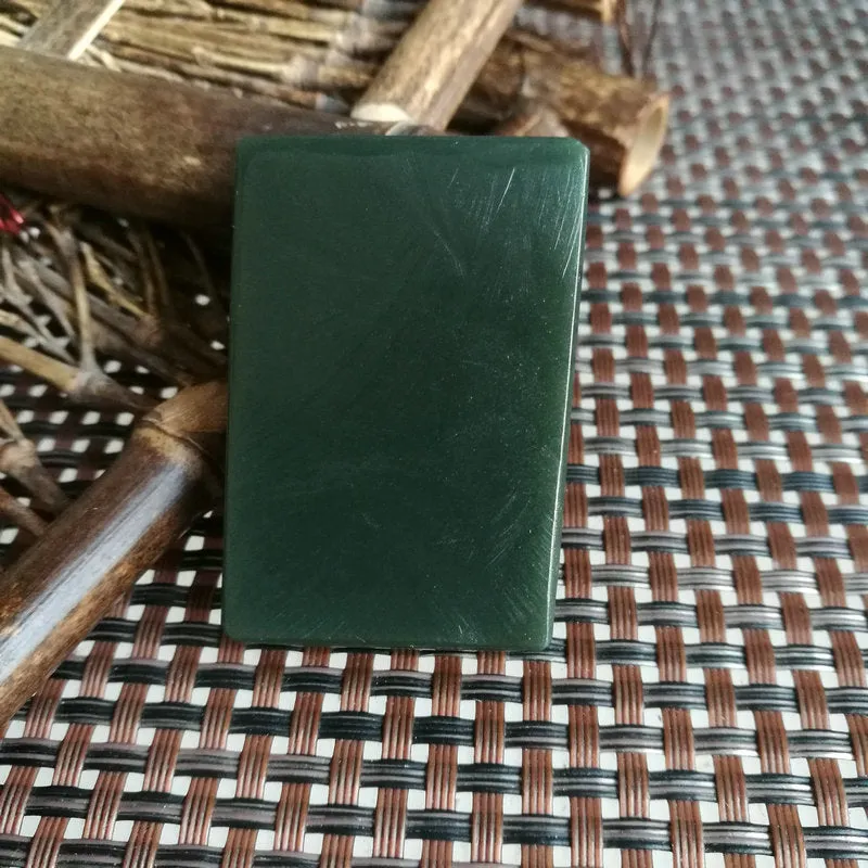 Natural Kunlun Jade Rough Nephrite Raw (32g,4.6X3X0.8cm)