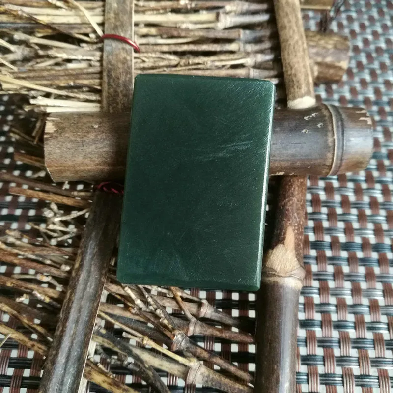 Natural Kunlun Jade Rough Nephrite Raw (32g,4.6X3X0.8cm)
