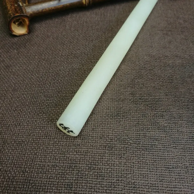 Natural Kunlun Jade Rough Nephrite Raw (35g,12.8X1.1cm)