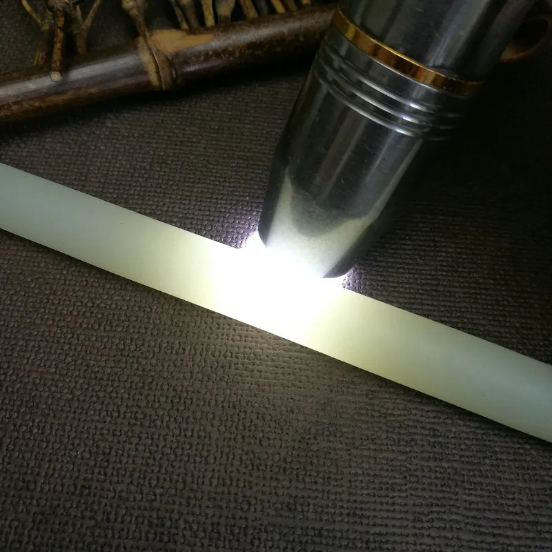 Natural Kunlun Jade Rough Nephrite Raw (35g,12.8X1.1cm)