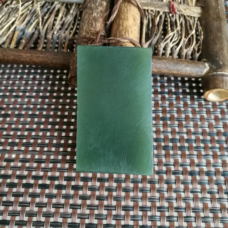 Natural Kunlun Jade Rough Nephrite Raw (39g, 6X3.6x0.6cm)