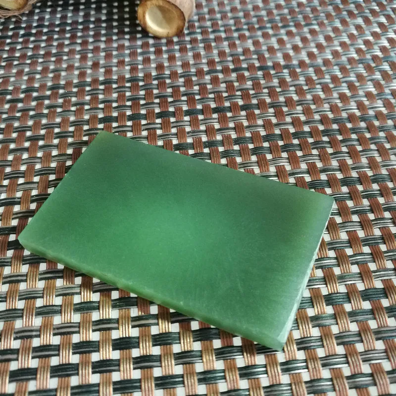 Natural Kunlun Jade Rough Nephrite Raw (39g, 6X3.6x0.6cm)