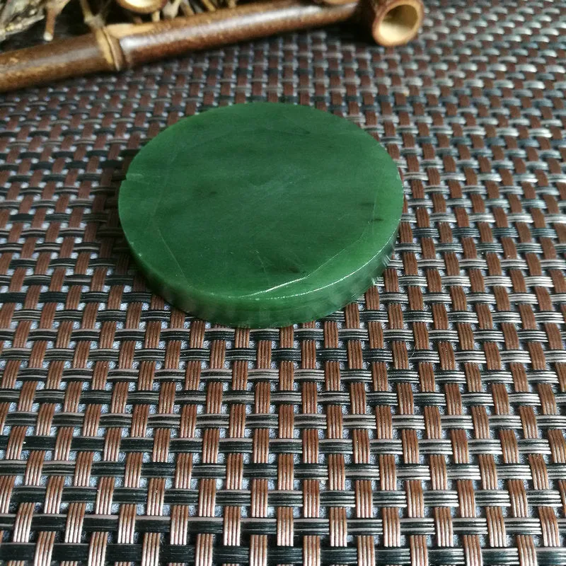Natural Kunlun Jade Rough Nephrite Raw (70g,5.6X1cm)