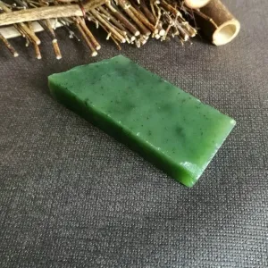 Natural Kunlun Jade Rough Nephrite Raw (73g,7X2.8X1.2cm)