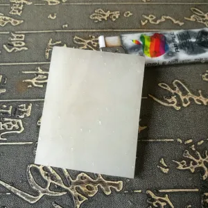 Natural Kunlun Jade Rough Nephrite Raw (77g, 6.5X5X0.7cm)
