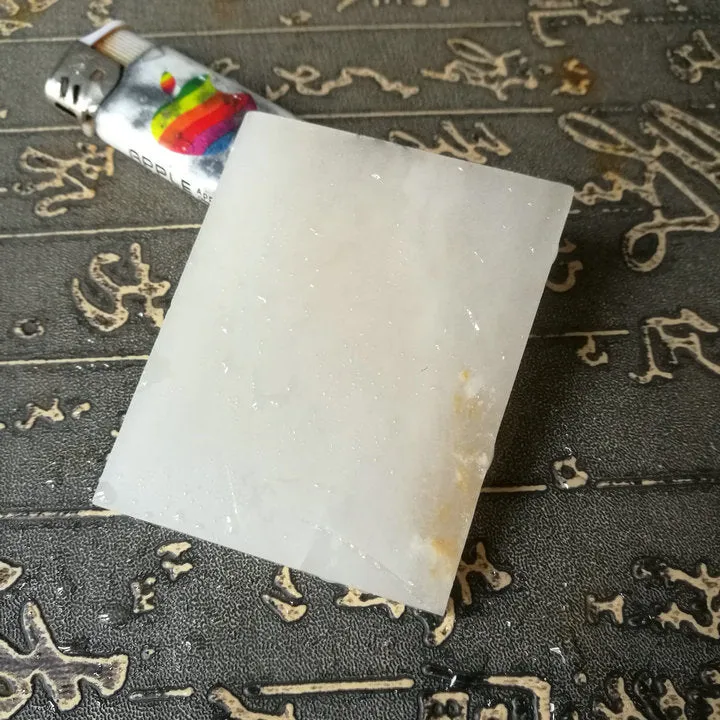 Natural Kunlun Jade Rough Nephrite Raw (77g, 6.5X5X0.7cm)