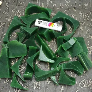 Natural Siberian Jade Russia nephrite Jade Rough Remains