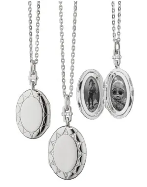 Oval "Isabella" Locket Necklace