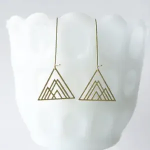 Overlapping Mountains Earrings