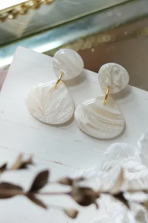 Pearlescent Polymer Clay Earrings