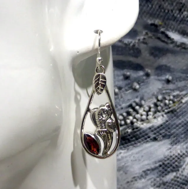 Peridot Earrings, Faceted Marquis, Floral Pattern 925 Silver
