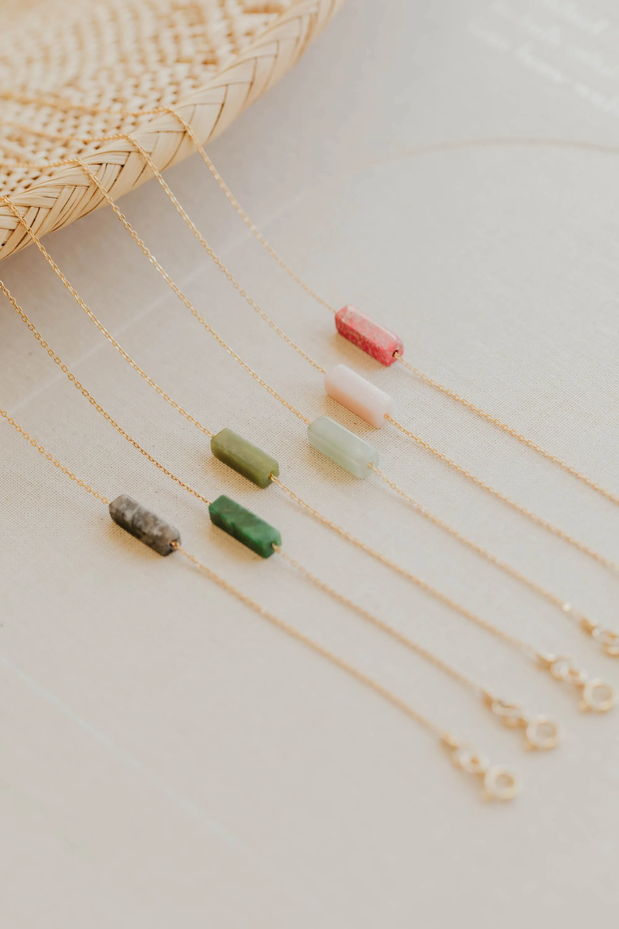 Pink Lemonade Gemma Necklace