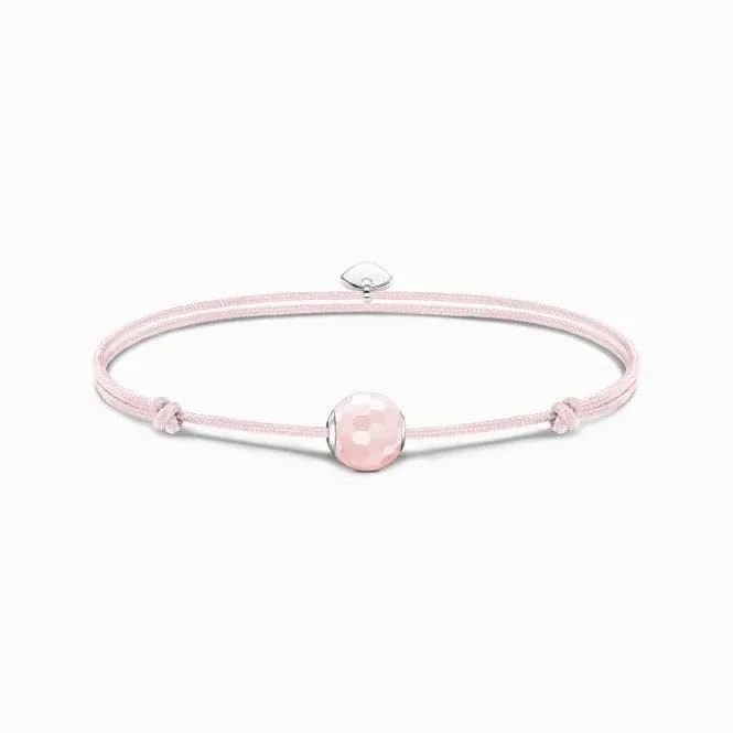 Pink Nylon Rose Quartz Bracelet A2113-813-9