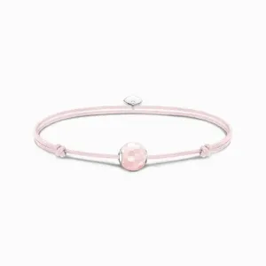 Pink Nylon Rose Quartz Bracelet A2113-813-9